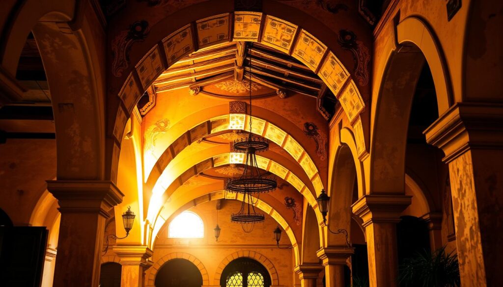 Spanish colonial style arches and beams Spanish colonial style arches and beams
