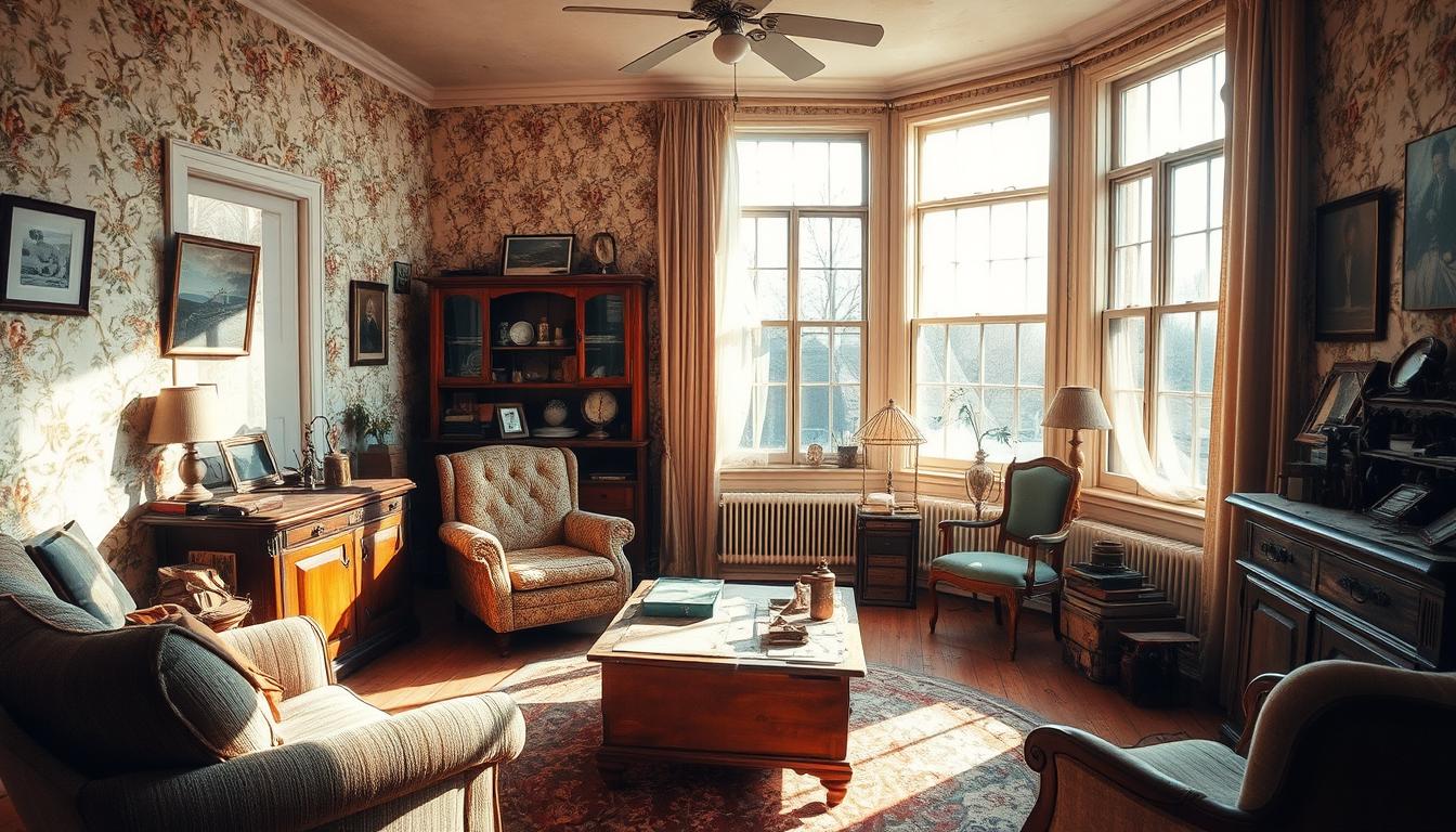 dingy home interior