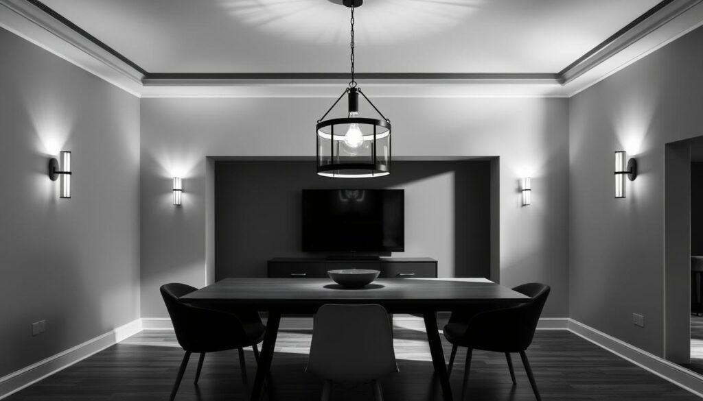 elegant monochrome interior lighting elegant monochrome interior lighting