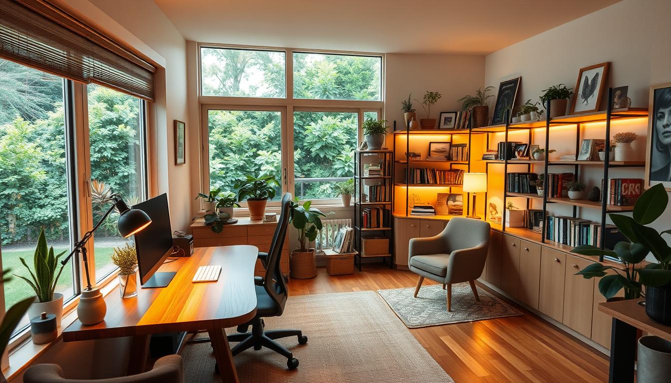interior design of home office