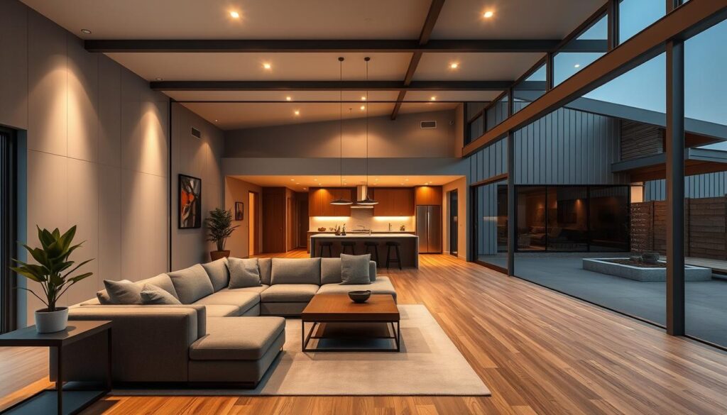 contemporary metal home interiors contemporary metal home interiors