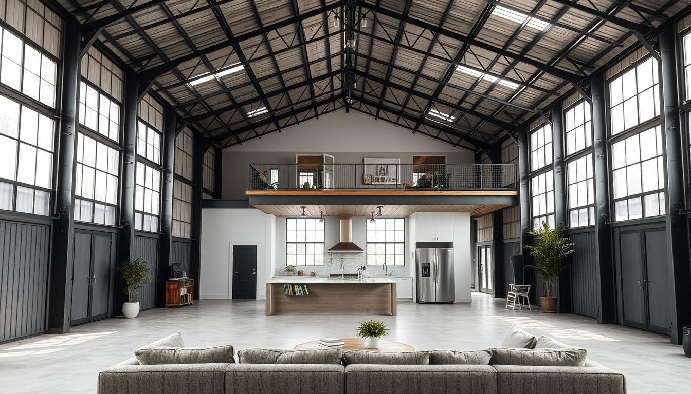 interior metal building homes